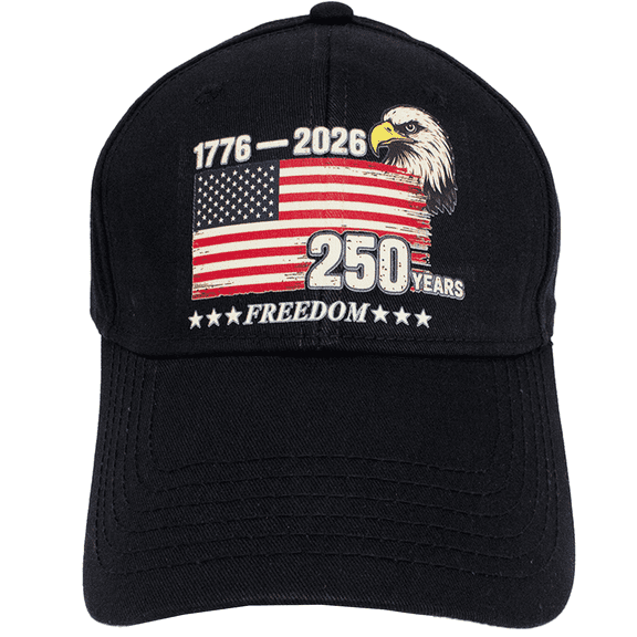United States 250th Anniversary Hat USA 250th Anniversary Cap Adjustable Printed Patriotic Baseball Cap for Men Women