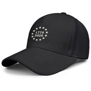 United States 250th Anniversary Hat with Classic Denim Baseball Cap Style and Patriotic Heat Transfer Artwork