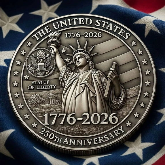 United States 250th Anniversary Ornament, Hanging Acrylic Christmas 250th Anniversary Ornament,Christmas Tree Ornaments for Patriotic Holidays, Christmas Tree, Collectors Gift D1
