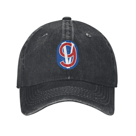 United States 95th Infantry Division Cowboy Hat Baseball Hat Trucker Hat For Men Women Retro Denim Hats Baseball Cap Dad Hat