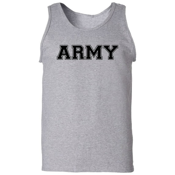 United States "ARMY" athltic print tank top in gray