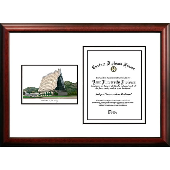 United States Air Force Academy 11" x 8.5" Scholar Diploma Frame