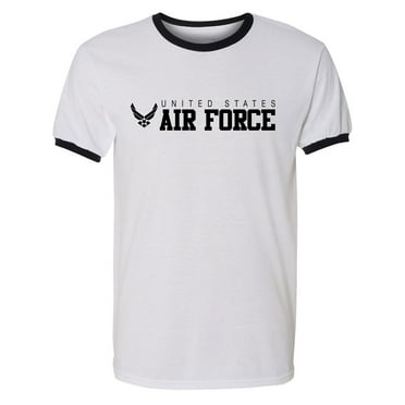 United States Air Force Adult Short Sleeve Ringer T-shirt