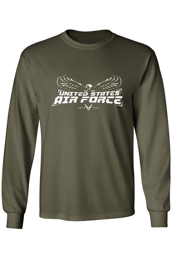 United States Air Force Eagle Adult Long Sleeve T-shirt