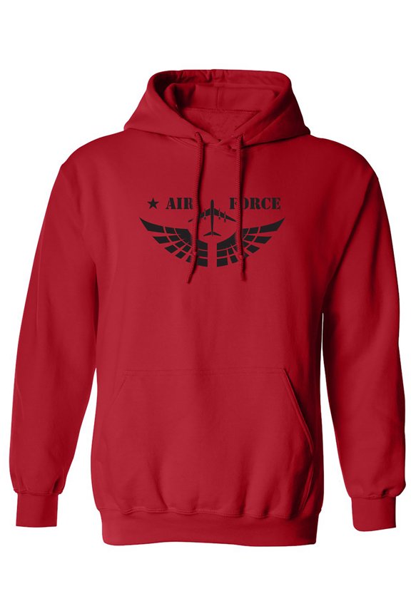 United States "Air Force Fighter Jet" Graphic Adult Hooded Sweatshirt