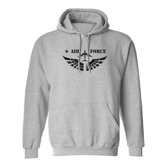 United States "Air Force Fighter Jet" Graphic Adult Hooded Sweatshirt