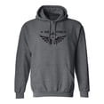 thumbnail image 1 of United States "Air Force Fighter Jet" Graphic Adult Hooded Sweatshirt, 1 of 3