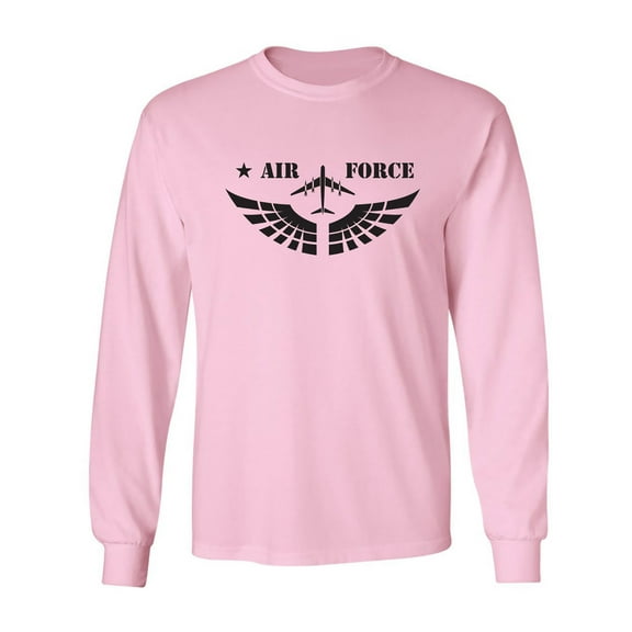 United States "Air Force Fighter Jet" Graphic Adult Long Sleeve T-shirt