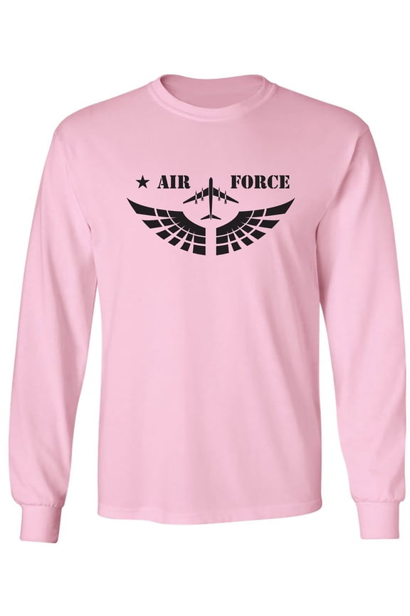 United States "Air Force Fighter Jet" Graphic Adult Long Sleeve T-shirt