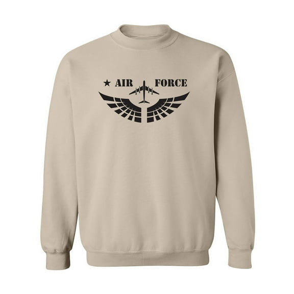 United States "Air Force Fighter Jet" Graphic Crewneck Sweatshirt