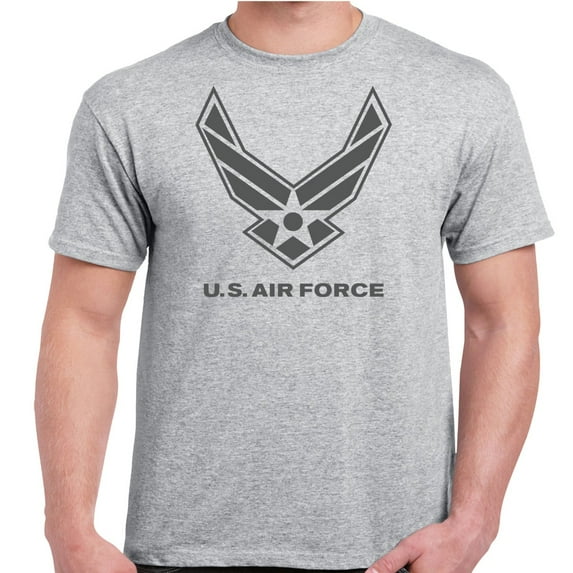 United States Air Force Logo Athletic Grey Shirt-4XL