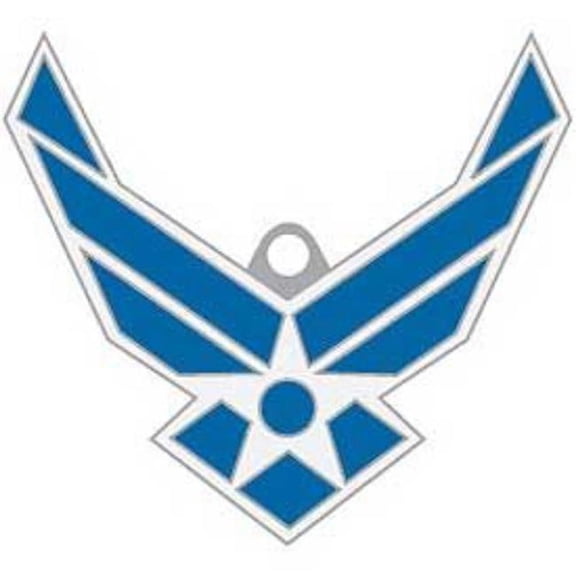 Eagle Emblems KC2534 Key Ring - USAF Symbol - Bright-Shine - 1.63 in.