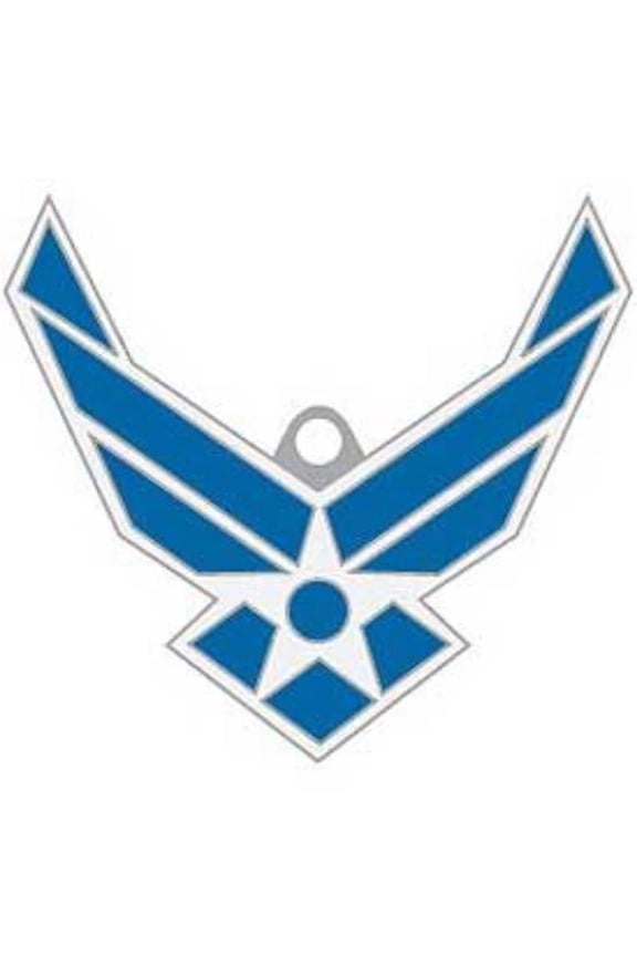 KC2534 Key Ring - USAF Symbol - Bright-Shine - 1.63 in.
