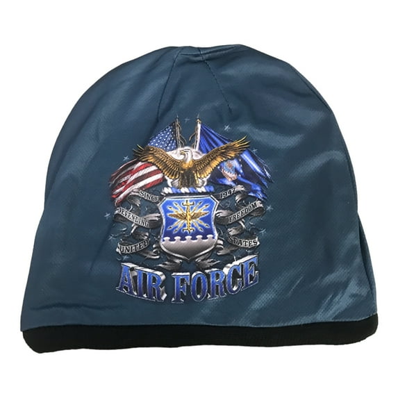 United States Air Force Sublimated Lined Beanie Hat Cap Lid Black