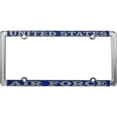 thumbnail image 1 of United States Air Force Thin Rim Chrome License Plate Frame, 1 of 1