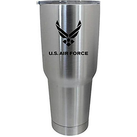 United States Air Force United States Military Etched 30oz Stainless Steel Tumbler