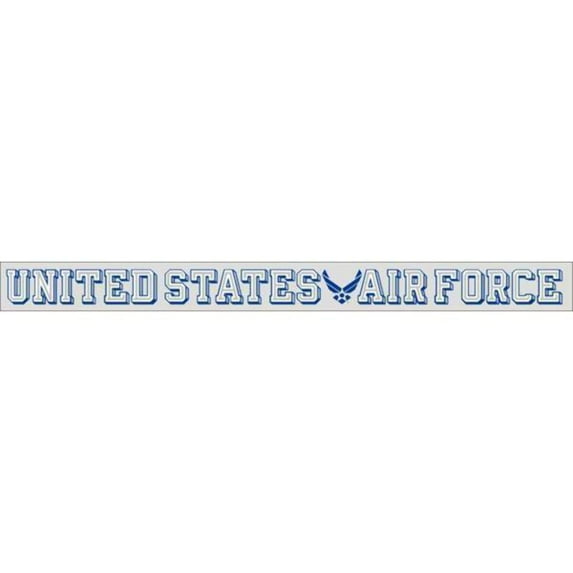 United States Air Force with Wing Symbol 18"x1.5" Window Strip