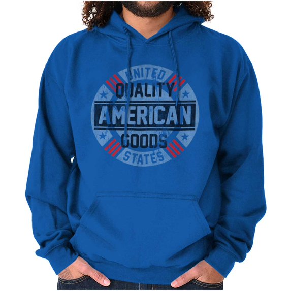 United States American Goods Pride Unisex Plus Fleece Graphic Hoodie Brisco Brands 3X