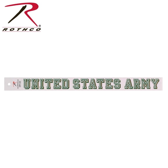 United States Army 17.5" x 1.75" Outside Window Strip