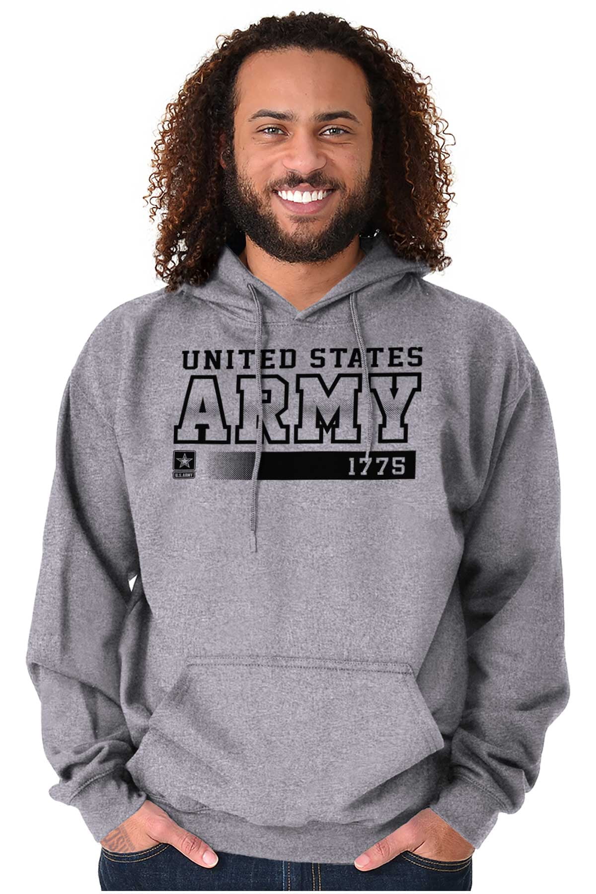 United States Army 1775 Star Logo Hoodie Sweatshirt Women Men Brisco ...
