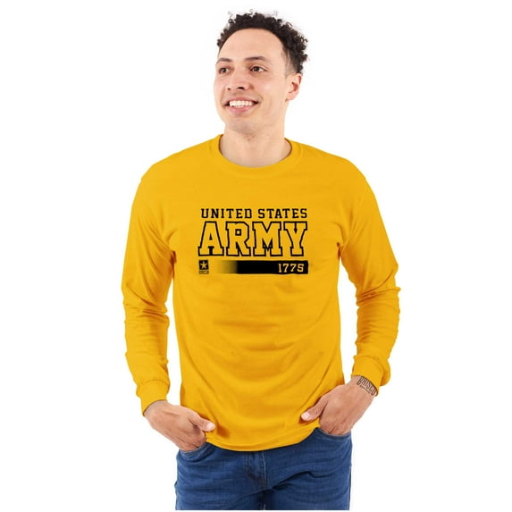 United States Army 1775 Star Logo Long Sleeve TShirt Men Women Brisco Brands X
