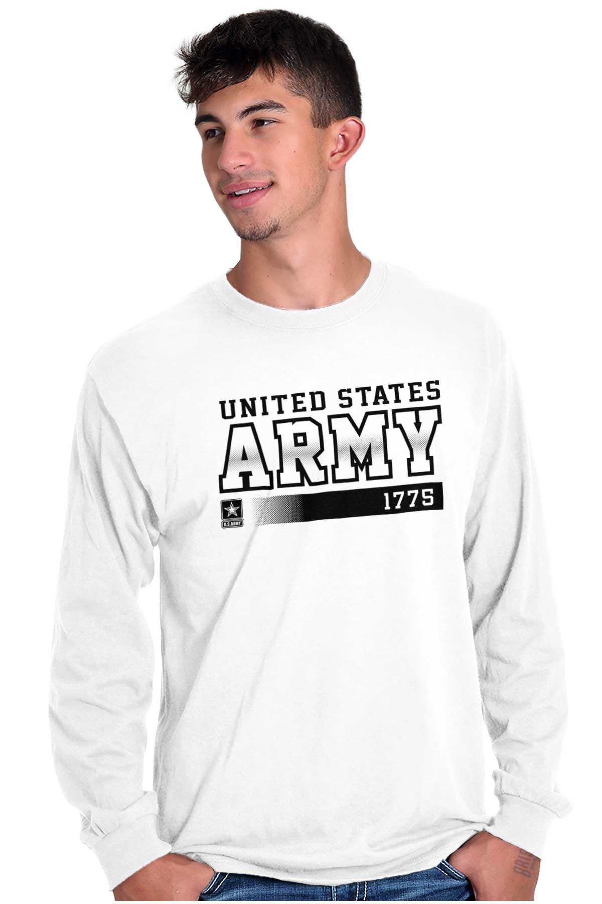 United States Army 1775 Star Logo Long Sleeve TShirt Men Women Brisco ...