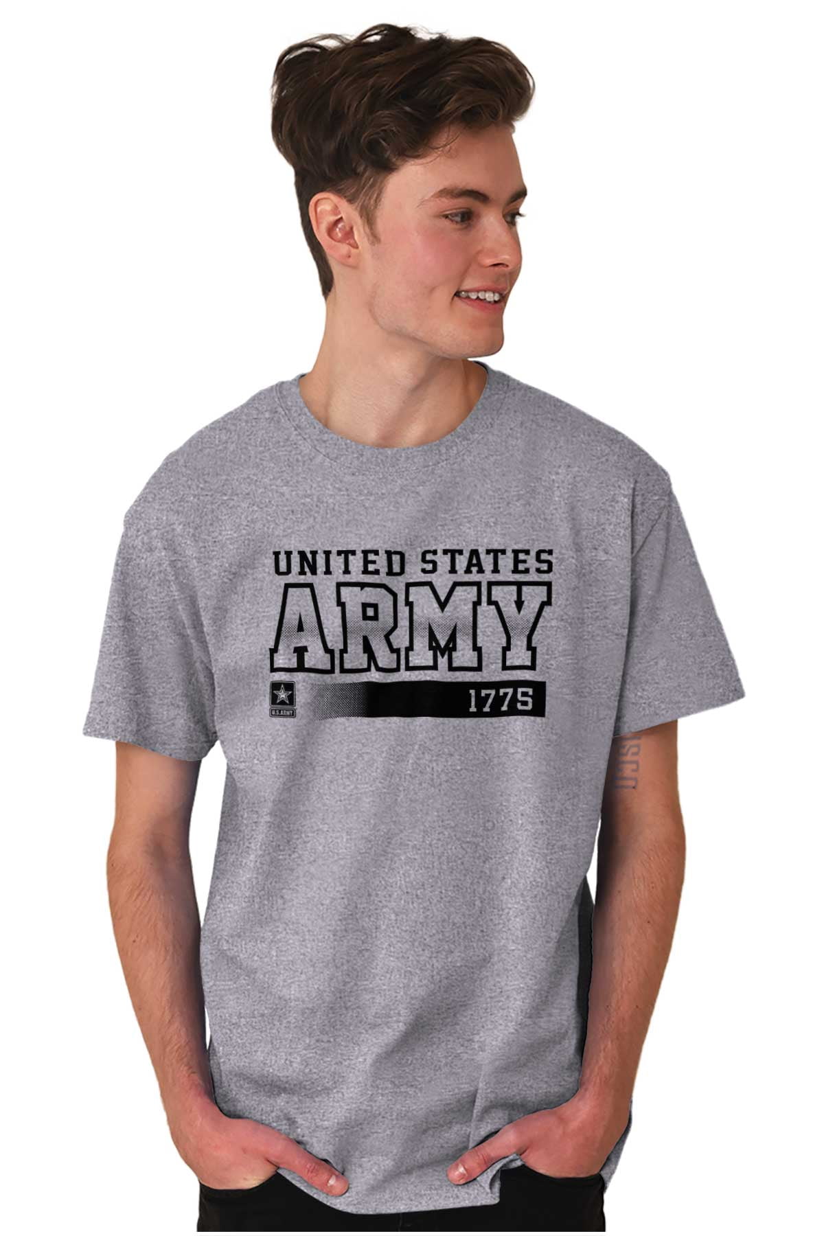 United States Army 1775 Star Logo Men's Graphic T Shirt Tees Brisco ...