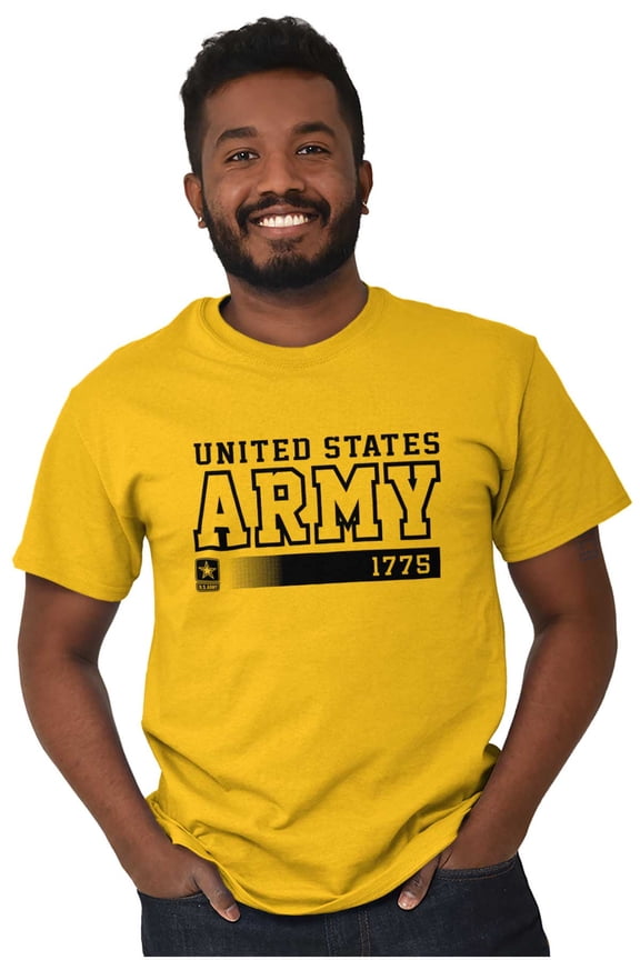 United States Army 1775 Star Logo Men's Graphic T Shirt Tees Brisco Brands S