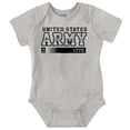 thumbnail image 1 of United States Army 1775 Star Logo Romper Boys or Girls Infant Baby Brisco Brands 12M, 1 of 7