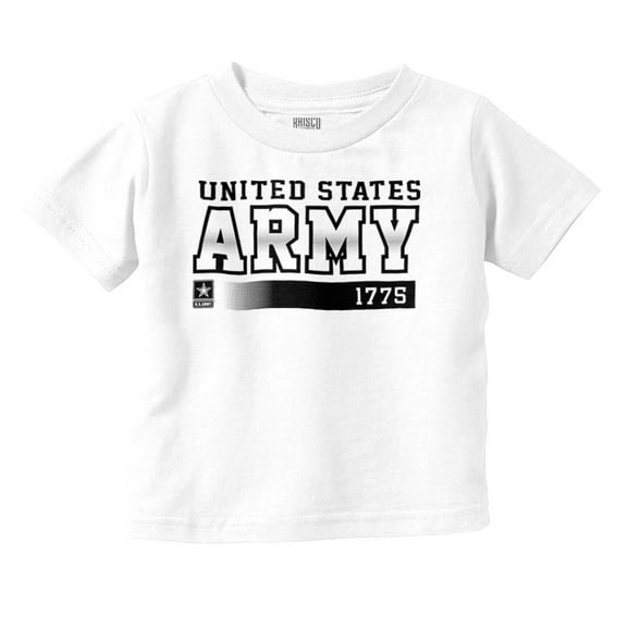 United States Army 1775 Star Logo Toddler Boy Girl T Shirt Infant Toddler Brisco Brands 6M