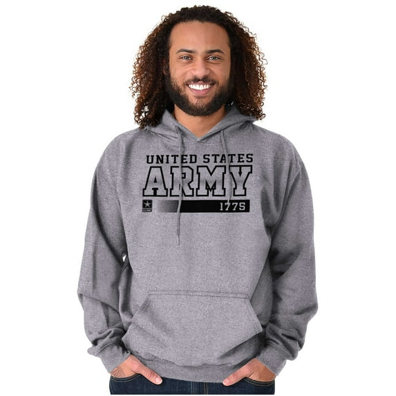 United States Army 1775 Star Logo Unisex Plus Size Hoodie Brisco Brands 4X