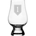 thumbnail image 1 of United States Army 1st Infantry Division Etched Glencairn Crystal Whisky Glass, 1 of 1