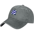 thumbnail image 1 of United States Army 3rd Infantry Division Unisex Baseball Cap Adjustable Dad Hat Denim Hat Trucker Hat, 1 of 8