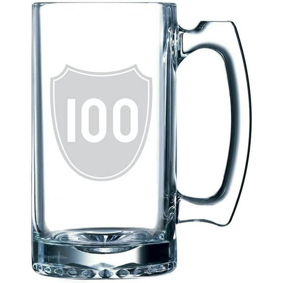 United States Army 84th Infantry Division Etched 25oz Libbey Sports Beer Mug