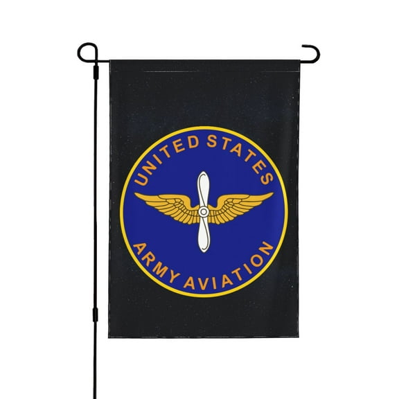 United States Army Aviation Branch Garden Flag 12.5 X 18 Inch Double Sided, Decorative Flag Balcony Courtyard Indoor Welcome Garden Flag