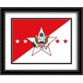 thumbnail image 1 of United States Army Chief of Staff 2x Matted 34x28 Large Black Ornate Framed Art Print by The Flag Art Print Series, 1 of 2
