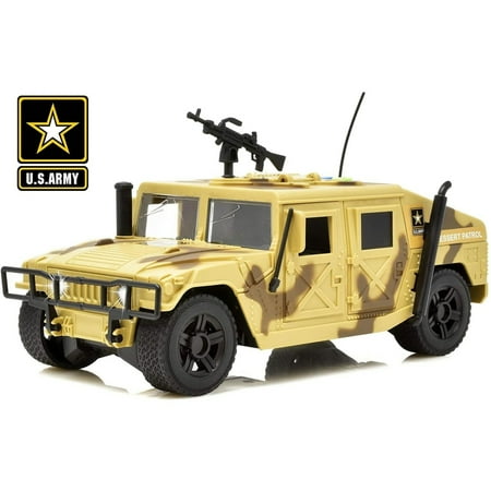 United States Army Desert Patrol Vehicle Lights Sounds Military Truck Playset