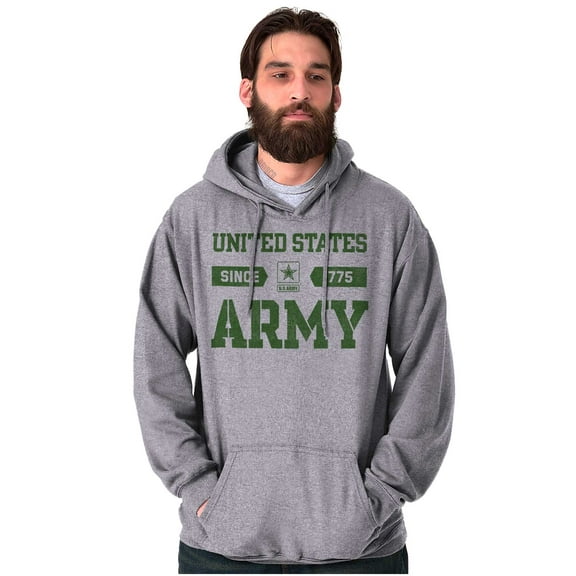 United States Army Logo Since 1775 Hoodie Sweatshirt Women Men Brisco Brands S