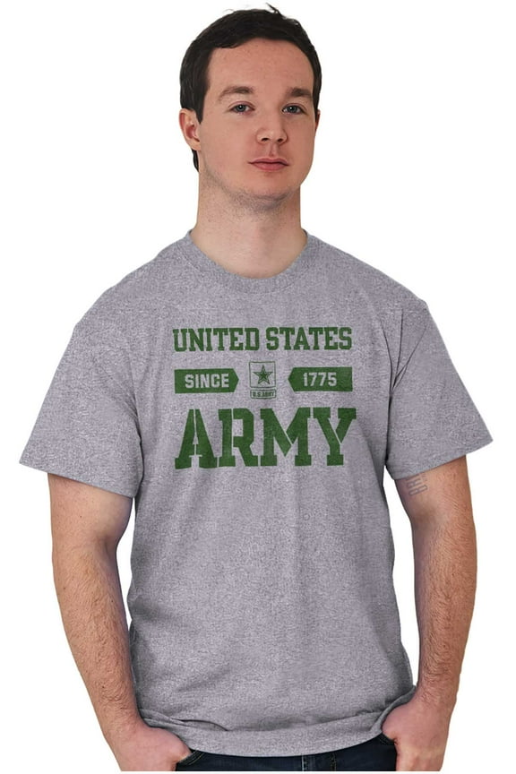 United States Army Logo Since 1775 Men's Graphic T Shirt Tees Brisco Brands 3X