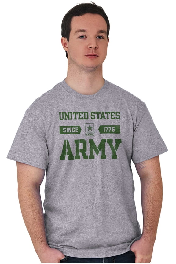United States Army Logo Since 1775 Men's Graphic T Shirt Tees Brisco Brands L