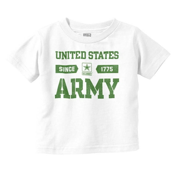 United States Army Logo Since 1775 Toddler Boy Girl T Shirt Infant Toddler Brisco Brands 12M
