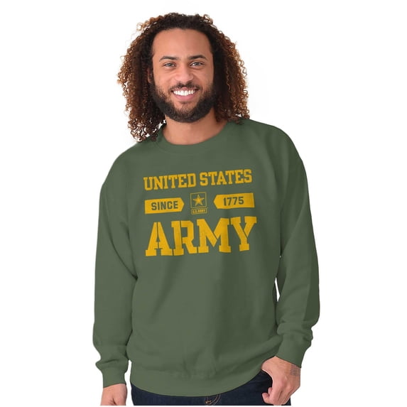 United States Army Logo Since 1775 Unisex Plus Fleece Graphic Sweatshirt Brisco Brands 4X