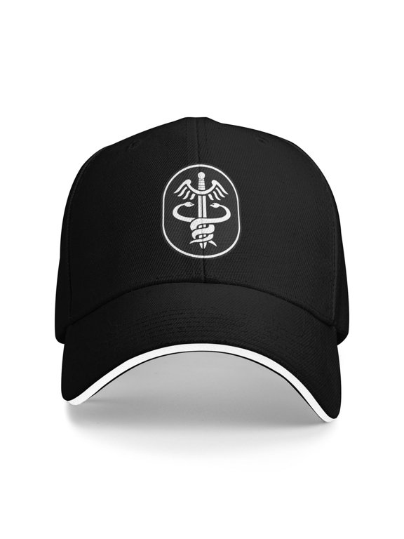 United States Army Medical Command Unisex Adult Baseball Caps Adjustable Casquette Dad Hat Sandwich Cap Outdoors Headwear