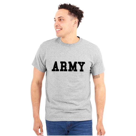 United States Army Military Plus Size Crewneck Graphic Tee Shirt Brisco Brands 3X