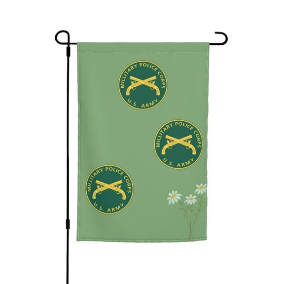 United States Army Military Police Corps Garden Flag 12x18 Inch Indoor Balcony Courtyard Outdoor Decorative Flag