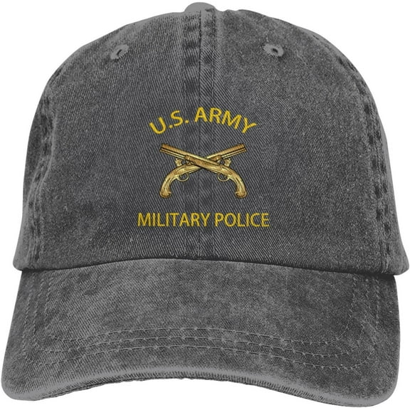 United States Army Military Police Veteran Dad Hat Baseball Unisex Baseball Adjustable Washed Cap