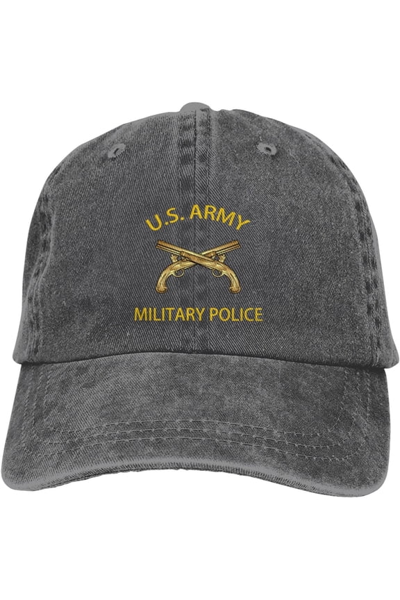 United States Army Military Police Veteran Dad Hat Baseball Unisex Baseball Adjustable Washed Cap