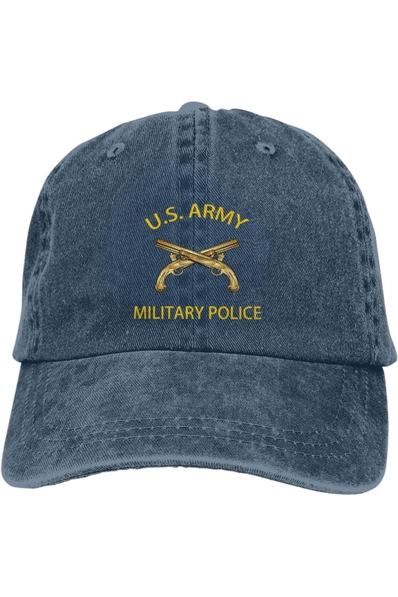 United States Army Military Police Veteran Dad Hat Baseball Unisex Baseball Adjustable Washed Cap