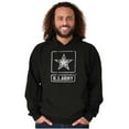 thumbnail image 1 of United States Army Military Star Logo Hoodie Sweatshirt Women Men Brisco Brands X, 1 of 6