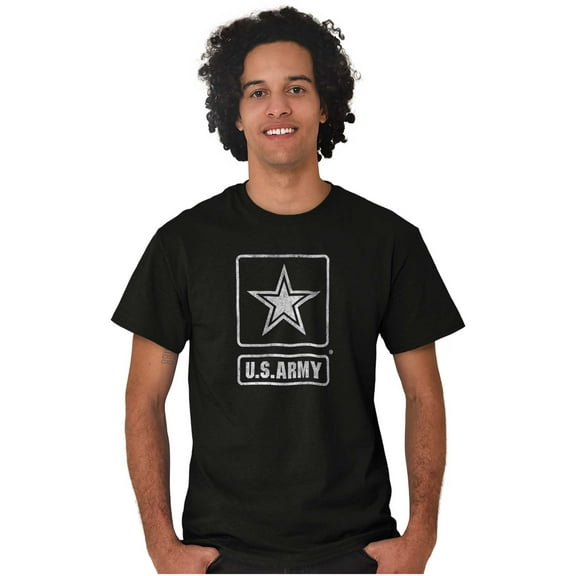 United States Army Military Star Logo Men's Graphic T Shirt Tees Brisco Brands S